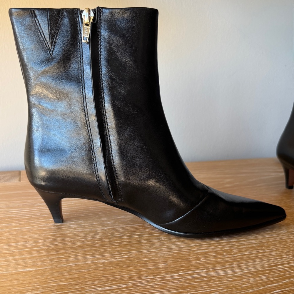 NWT! MADEWELL Women’s The Emilie Ankle Boot, True Black Leather, Size 9 - Picture 9 of 16